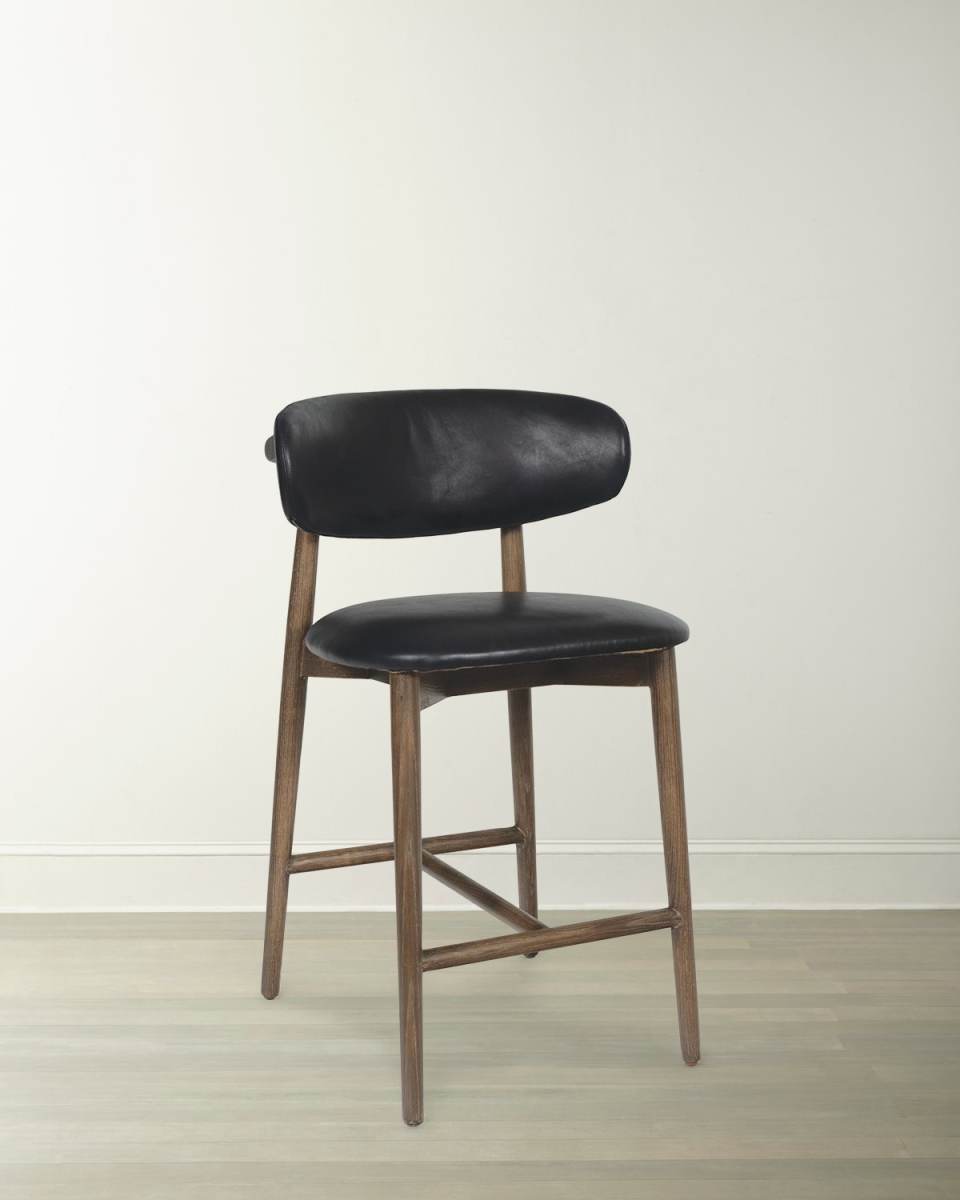 Ethan Leather 26" Counter Stool